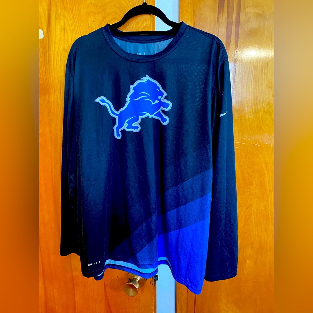 Lions dry fit long sleeved shirt